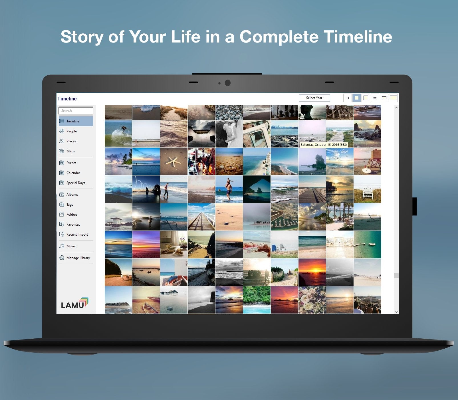 LAMU Photo Organizer Software to Setup Your Own Computer or Drive (Sof –  Life and Memories Unlimited